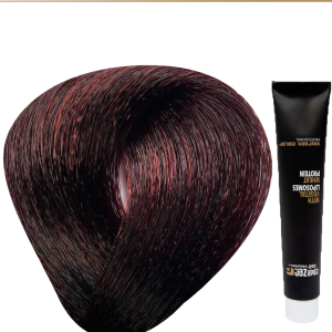 3.6 VIBRANT COLOR DEEP RED DARK BROWN