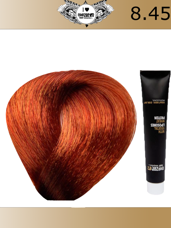 8.45 VIBRANT COLOR LIGHT COPPER MAHOGANY