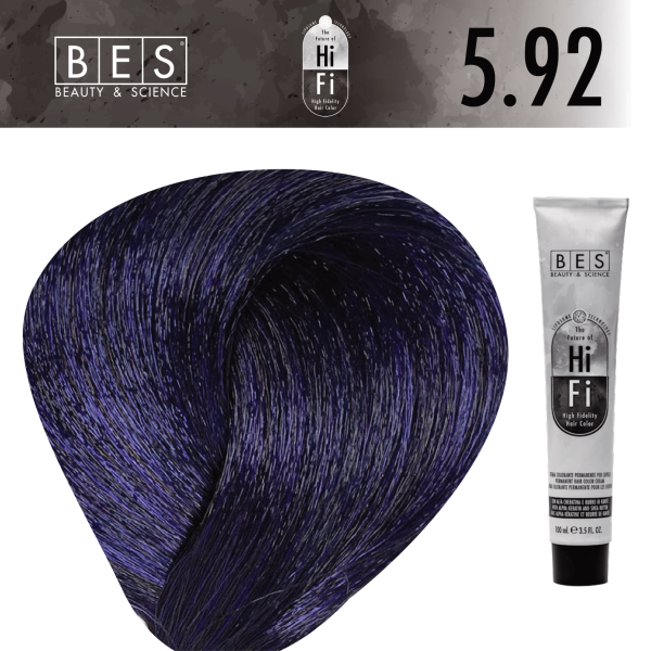 5.92 BES HIFI LIGHT BROWN BLUE VIOLET