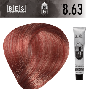 8.63 BES HIFI LIGHT BLONDE RED ROSE GOLD