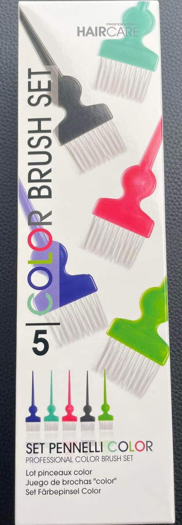 COLOR BRUSH SET 5 PIECES COLORFUL - Image 2