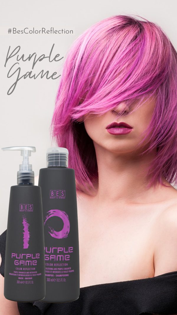 PURPLE GAME COLORED SHAMPOO BES 300ML - Image 3