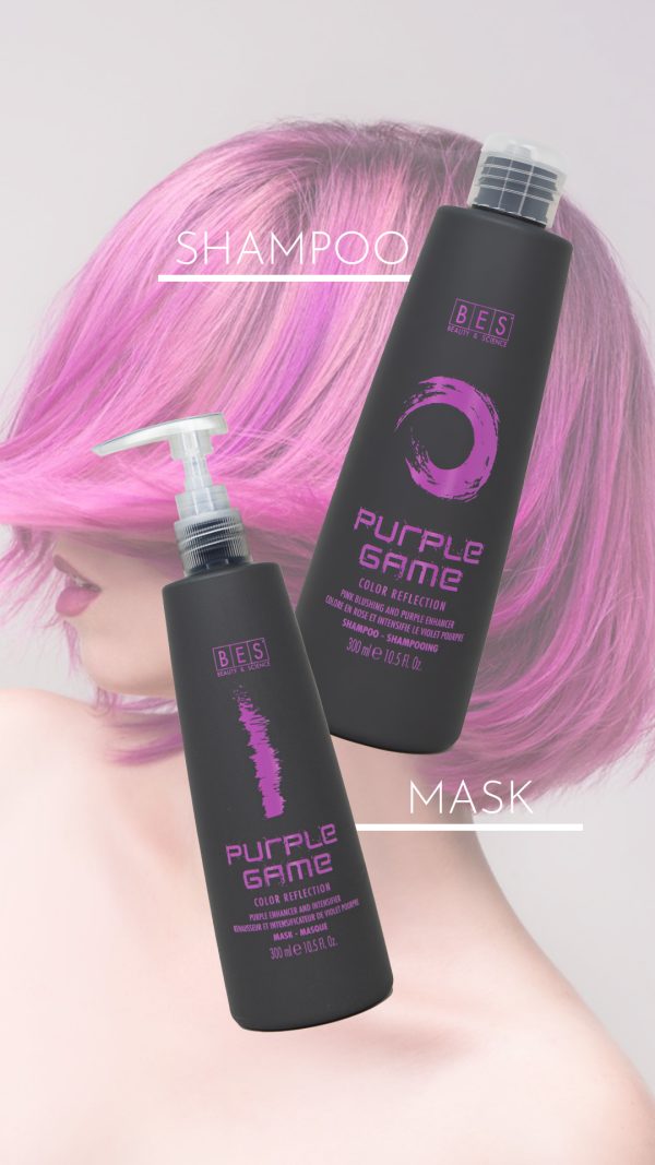 PURPLE GAME COLORED SHAMPOO BES 300ML - Image 4