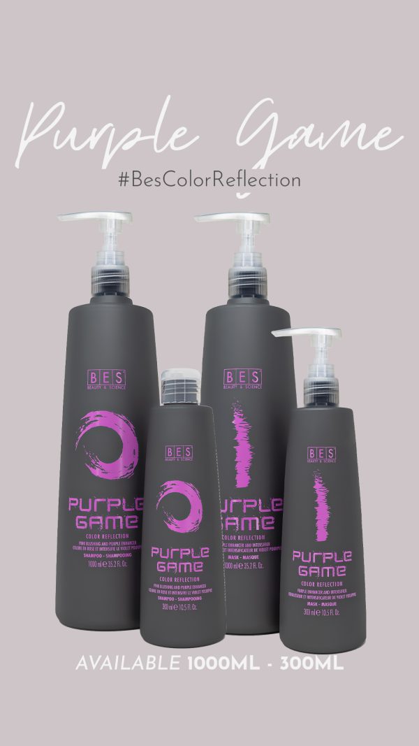 PURPLE GAME COLORED SHAMPOO BES 300ML - Image 5