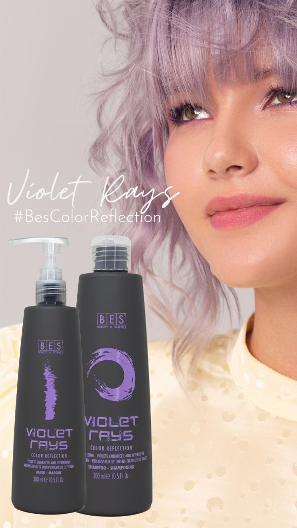 VIOLET RAYS COLORED MASK BES 300ML - Image 3