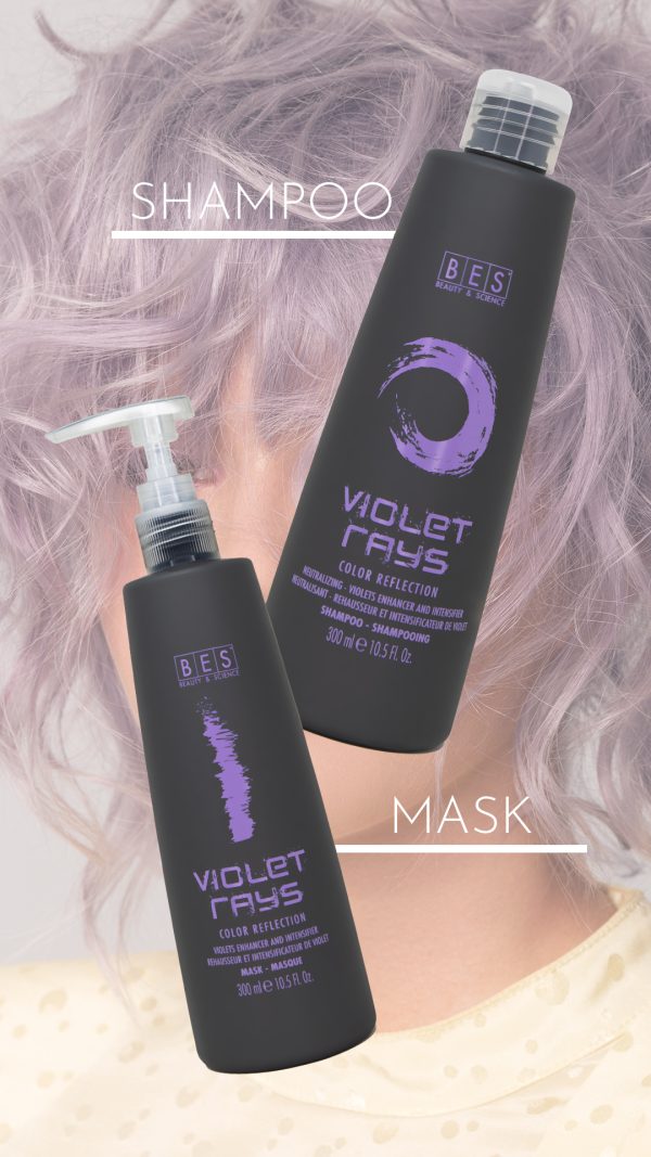VIOLET RAYS COLORED MASK BES 300ML - Image 2