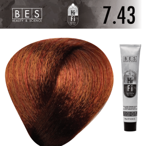 7.43 BES HIFI COLOR COPPER GOLDEN BLONDE