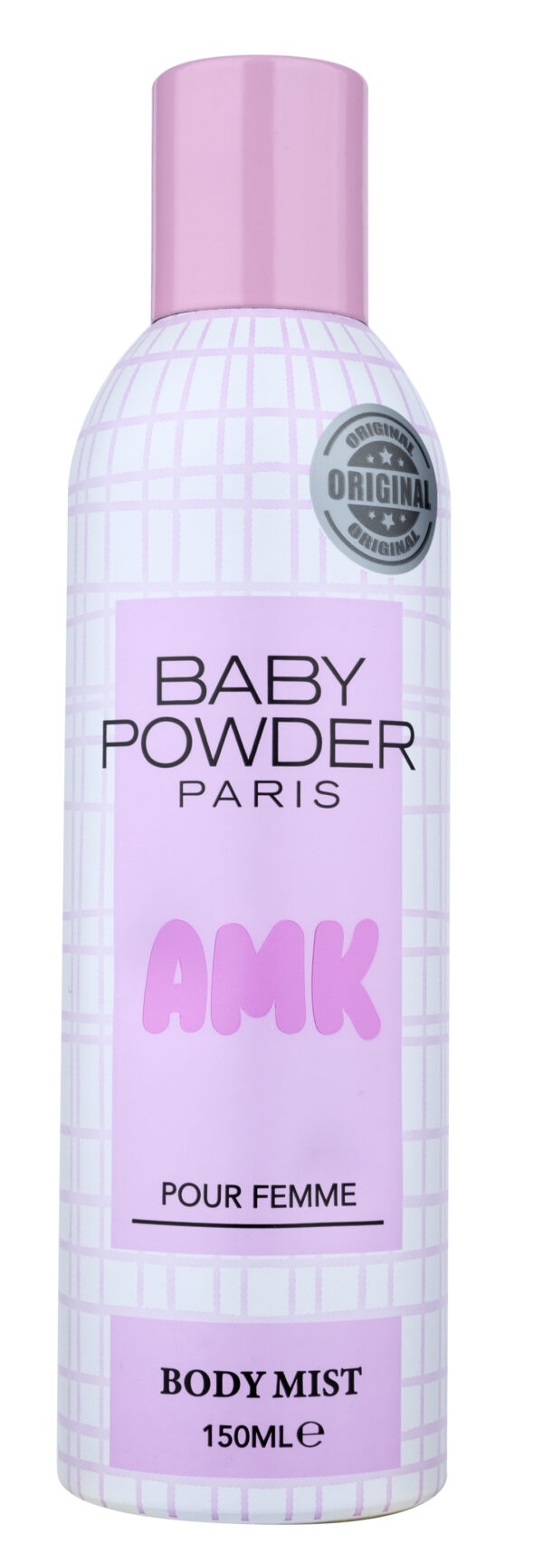 BABY POWDER PINK BODY MIST METAL BOTTLE