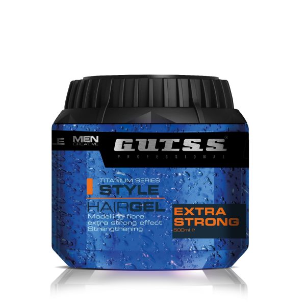 HAIRGEL EXTRA STRONG BLUE GUTSS 500ML