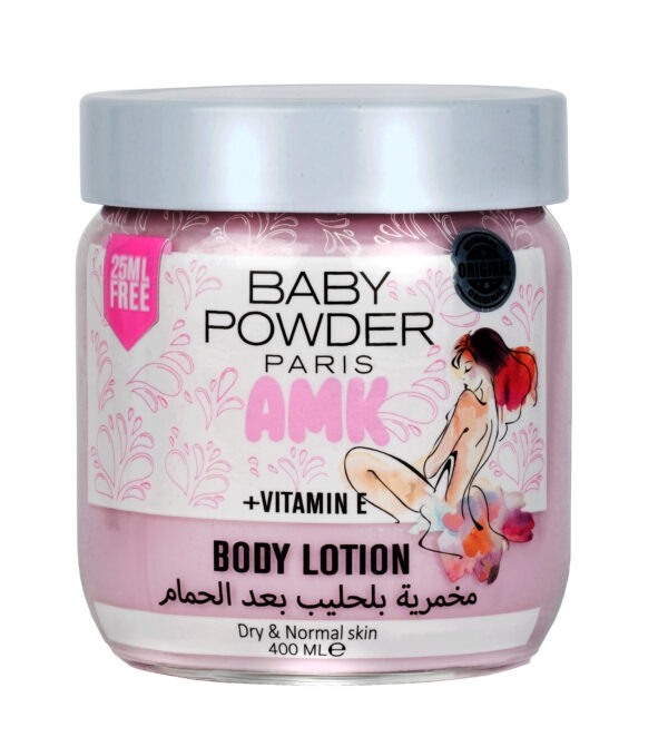 BABY P BODY LOTION PINK GLASS TUB