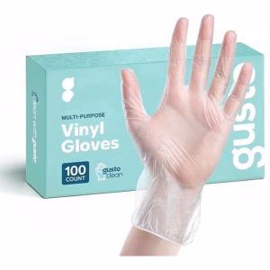 GLOVES POWDER FREE VINYL WHITE LARGE