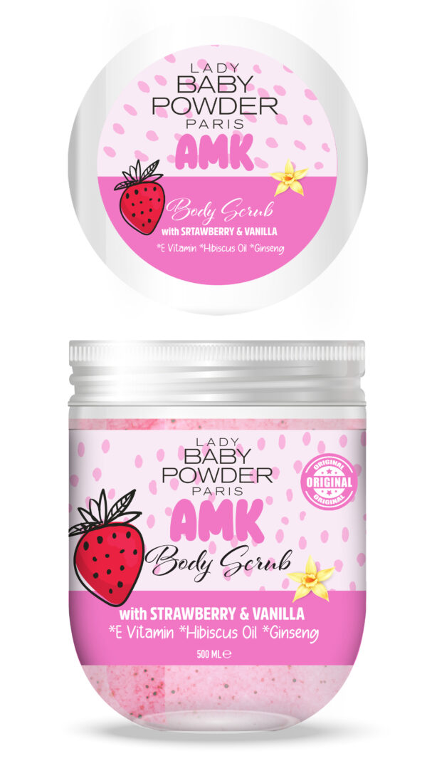 BABY P BODY SCRUB STRAWBERRY AND VANILLA