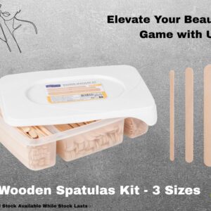 WOODEN SPATULAS KIT 3 SIZES BOX