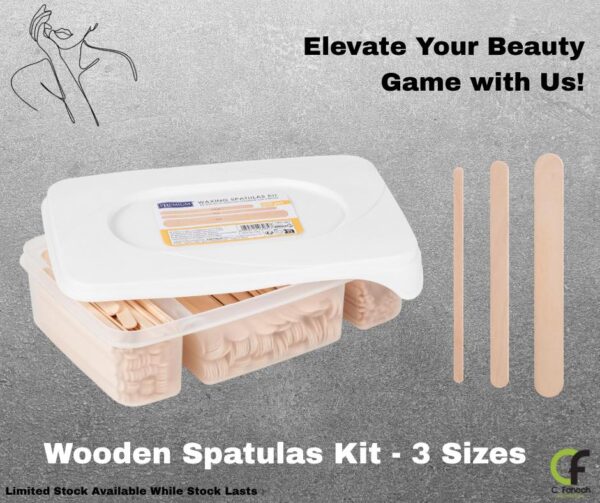 WOODEN SPATULAS KIT 3 SIZES BOX