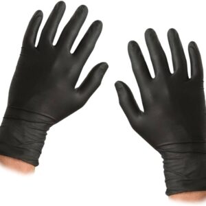 GLOVES MORFOSE LARGE BLACK NYTRILE