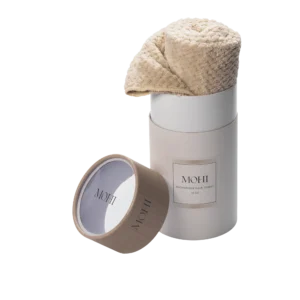 MOHI MICROFIBER HAIR TOWEL BEIGE
