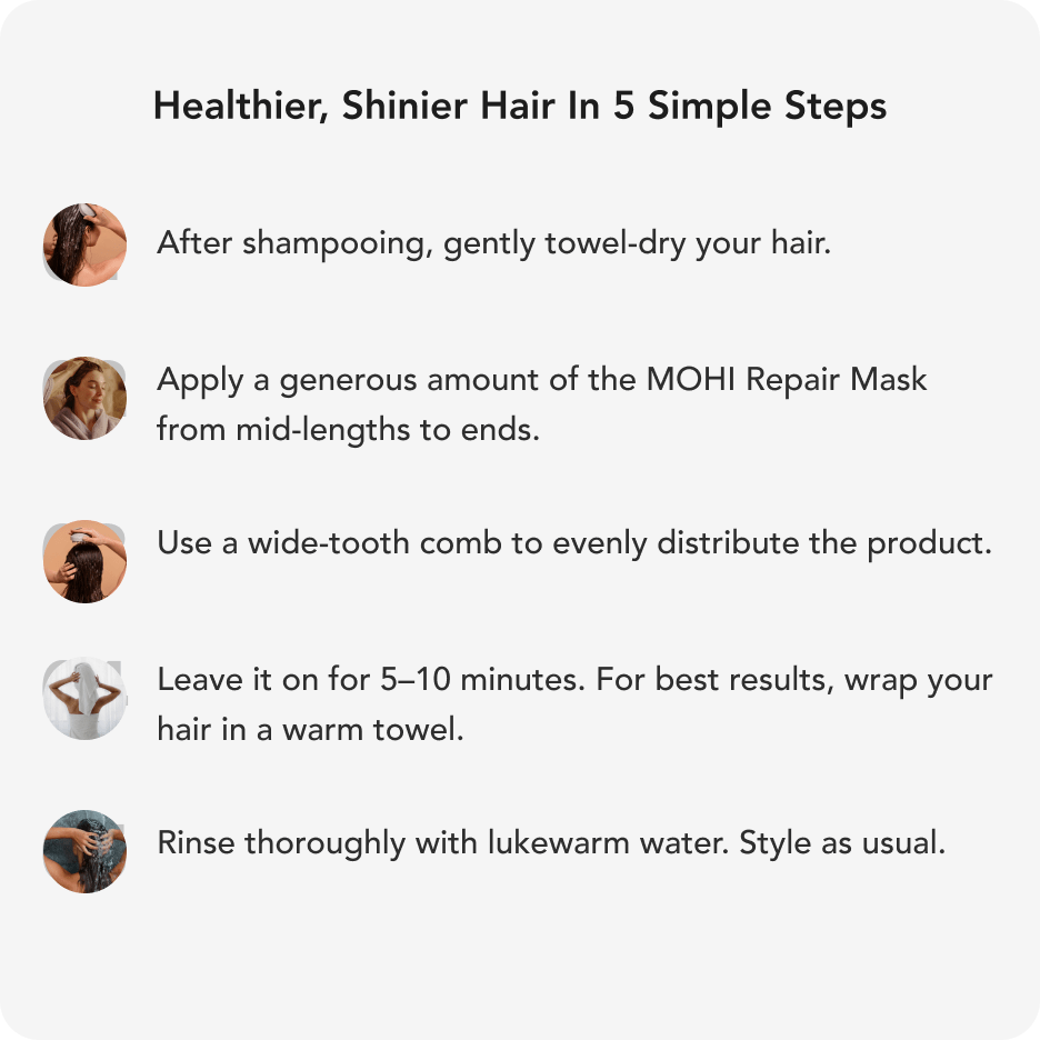 MOHI REPAIR HAIR MASK 100ML TRAVEL - Image 3