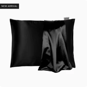 MOHI PILLOWCASE BLACK SATIN